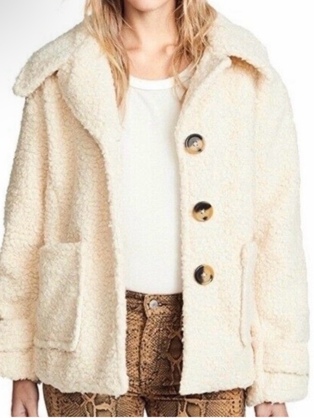 Free People Sherpa Coat - Picture 2 of 5